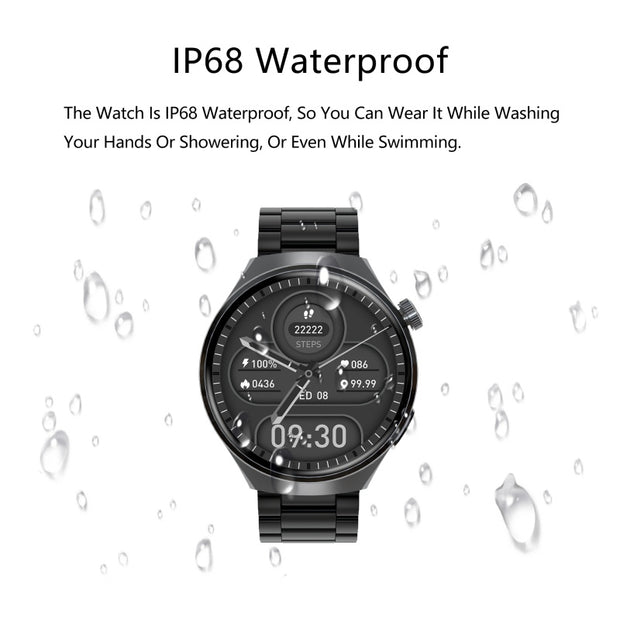 SENBONO V19 Business Men Smart Watch Answer Call Heart Rate Water Proof Sports Fitness Smartwatch Men