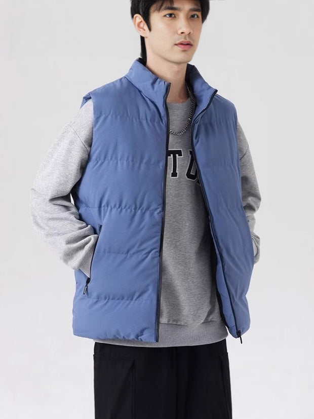 Casual Winter Thickened Vest Jacket Cotton Waistcoat