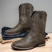 Retro Autumn And Winter Western Cowboy Boots