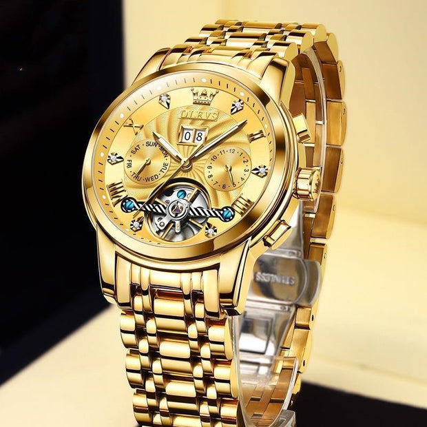 Automatic Mechanical Watch Business Multifunction Men