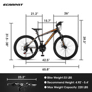 Bicycle BLACK-ORANGE