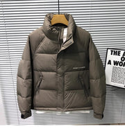 Stand Collar Men's Down Jacket Rooms Thick Warm Jacket