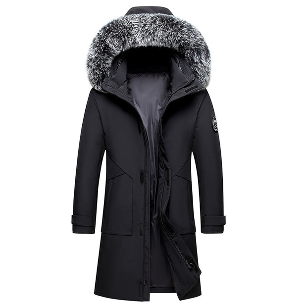 Fur Collar Men's Coat