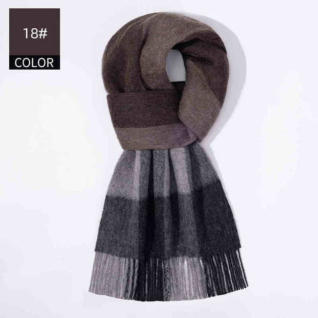 Winter New Men's Cashmere Scarf