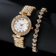 Fashion Jewelry 2pcs Luxury Fashion Women Watch.