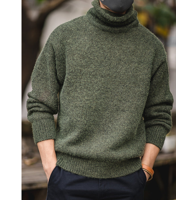 New Thick Warm And Soft Turtleneck Sweater Men