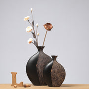 Retro Affordable Luxury Vertical High Floor Vase Decoration