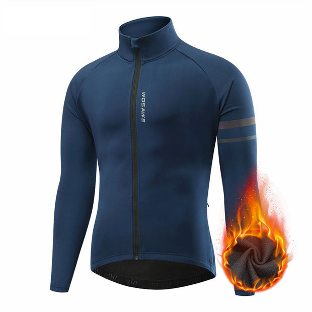 Men's Outdoor Off-road Mountain Sports Fleece Cycling Jacket