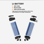 36V 500W Foldable Fat Tire E-Bike 20x4.0 Inch Commuter Bike ,13AH Lithium Battery, FR Disc Brake & 866 LCD Display