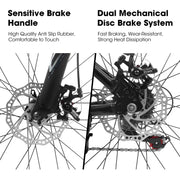 27 Inch Mountain Bike 21 Speed, Suspension Fork, Aluminum Frame Disc Brake, Mountain Bike.