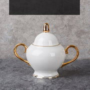 Bone China Gold-painted Coffee Cup And Saucer Afternoon Tea Tea Set