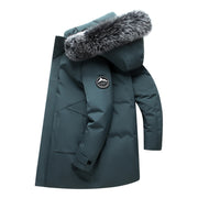 Fur Collar Men's Coat