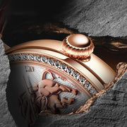 Diamond-embedded Commemorative Watch